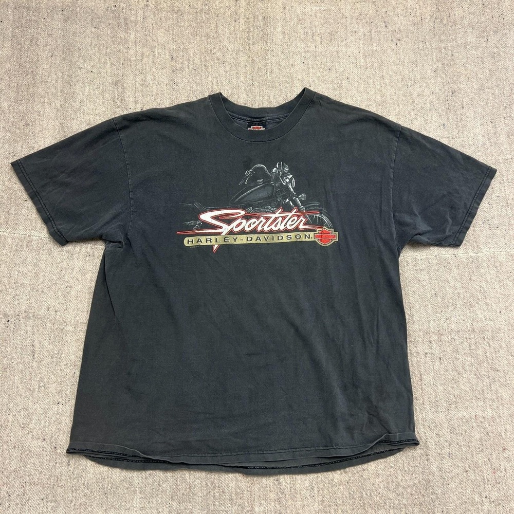 Vintage Harley Davidson Shirt Mens XXL‎ Black 1990s USA San Antonio Texas